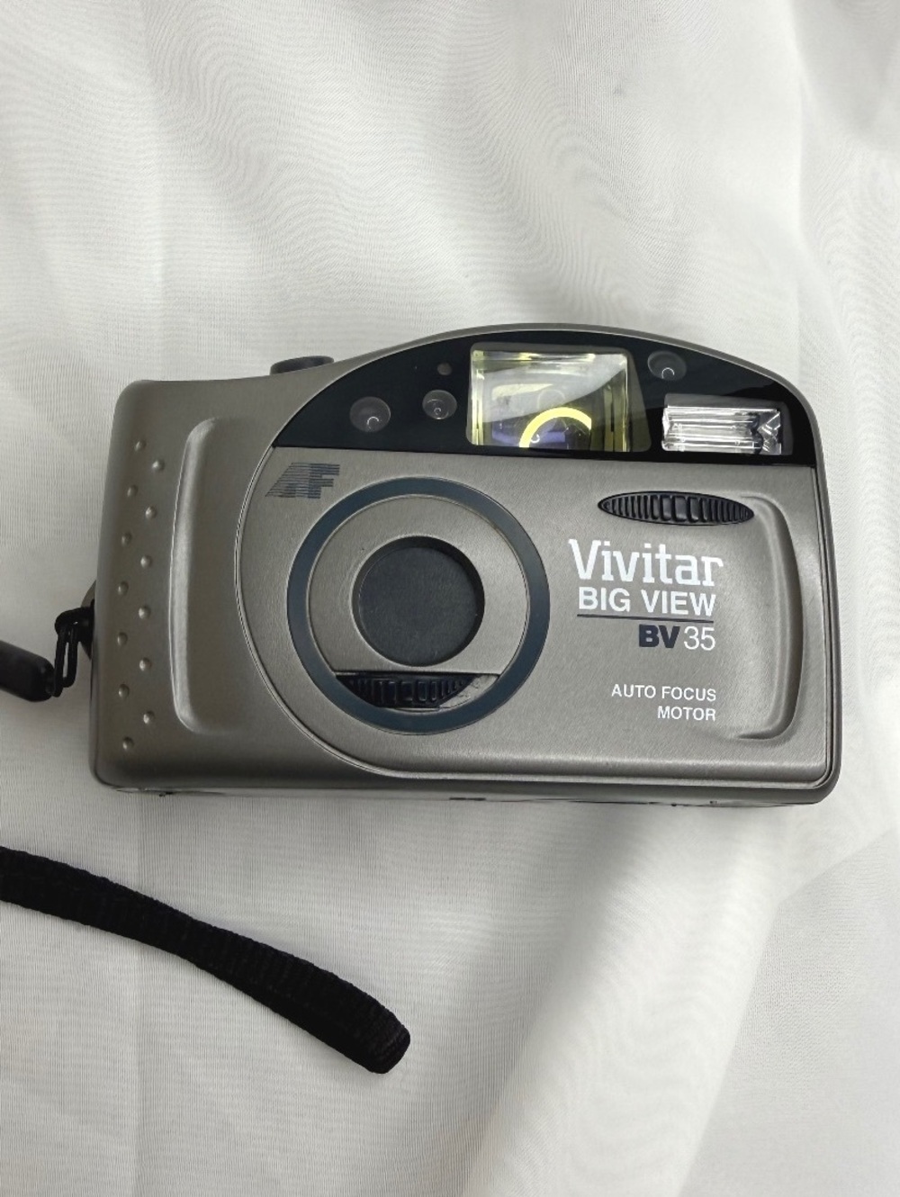 1990’s Vintage Vivitar BV35 35mm Film Camera Vintage Big View - Tested, Turns On